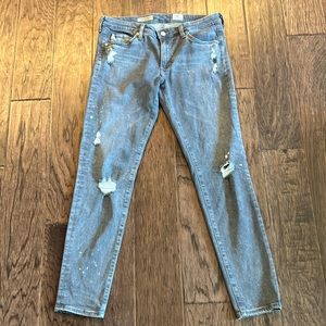 Adriano Goldchmied gray legging jean